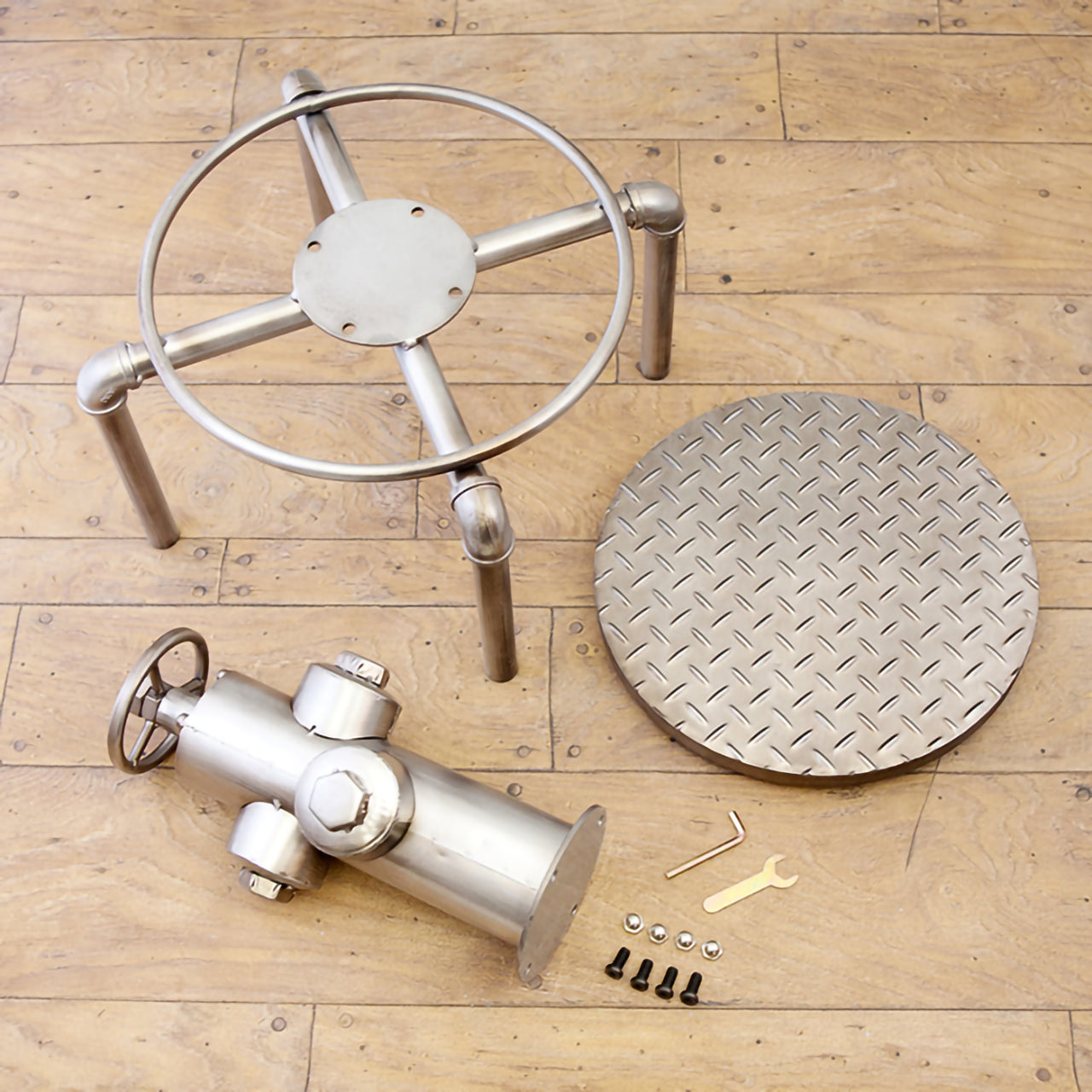 インダストリアルメタル テーブル  チェアー  　