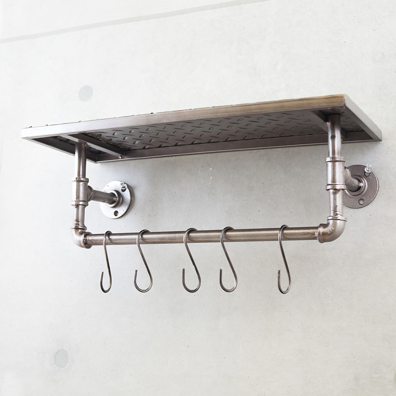 インダストリアルメタル シェルフ 2422　