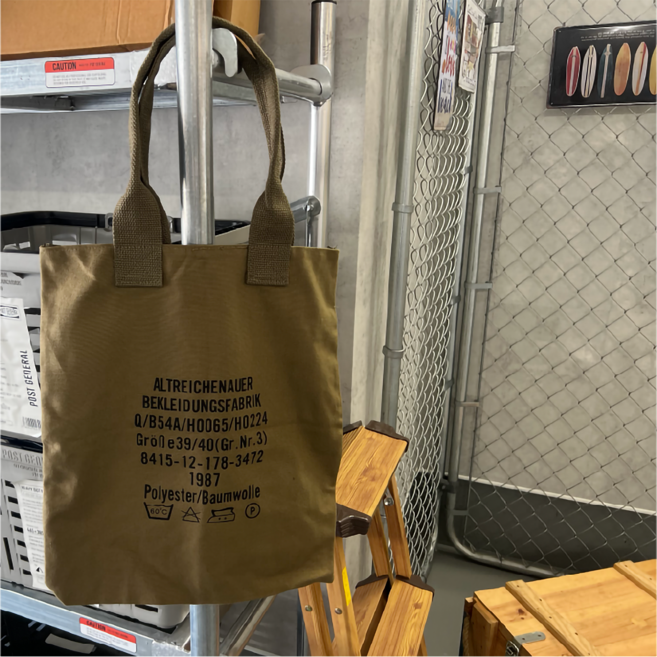 キャンバス トートバッグ ロゴ入り 2色