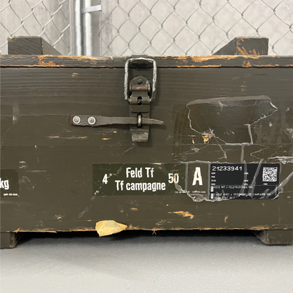 【スイス軍実物放出品】フィールドテレフォンウッドボックス