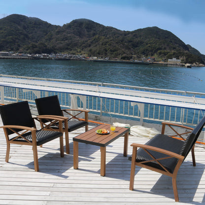 カントリーラタン 4点セット　（Country Rattan 4piece set）