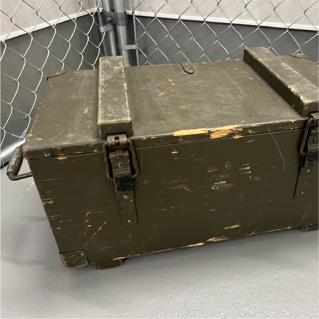 【スイス軍実物放出品】フィールドテレフォンウッドボックス