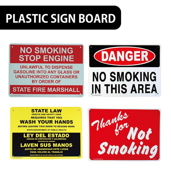 PLASTIC SIGN BOARD[SMOKING]