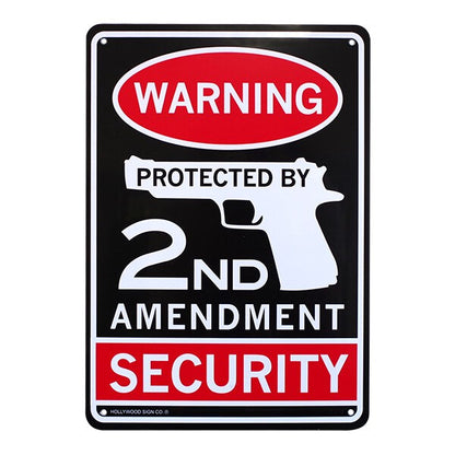 PLASTIC SIGN BOARD[WARNING]