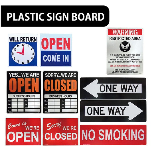PLASTIC SIGN BOARD[BIG SIZE]