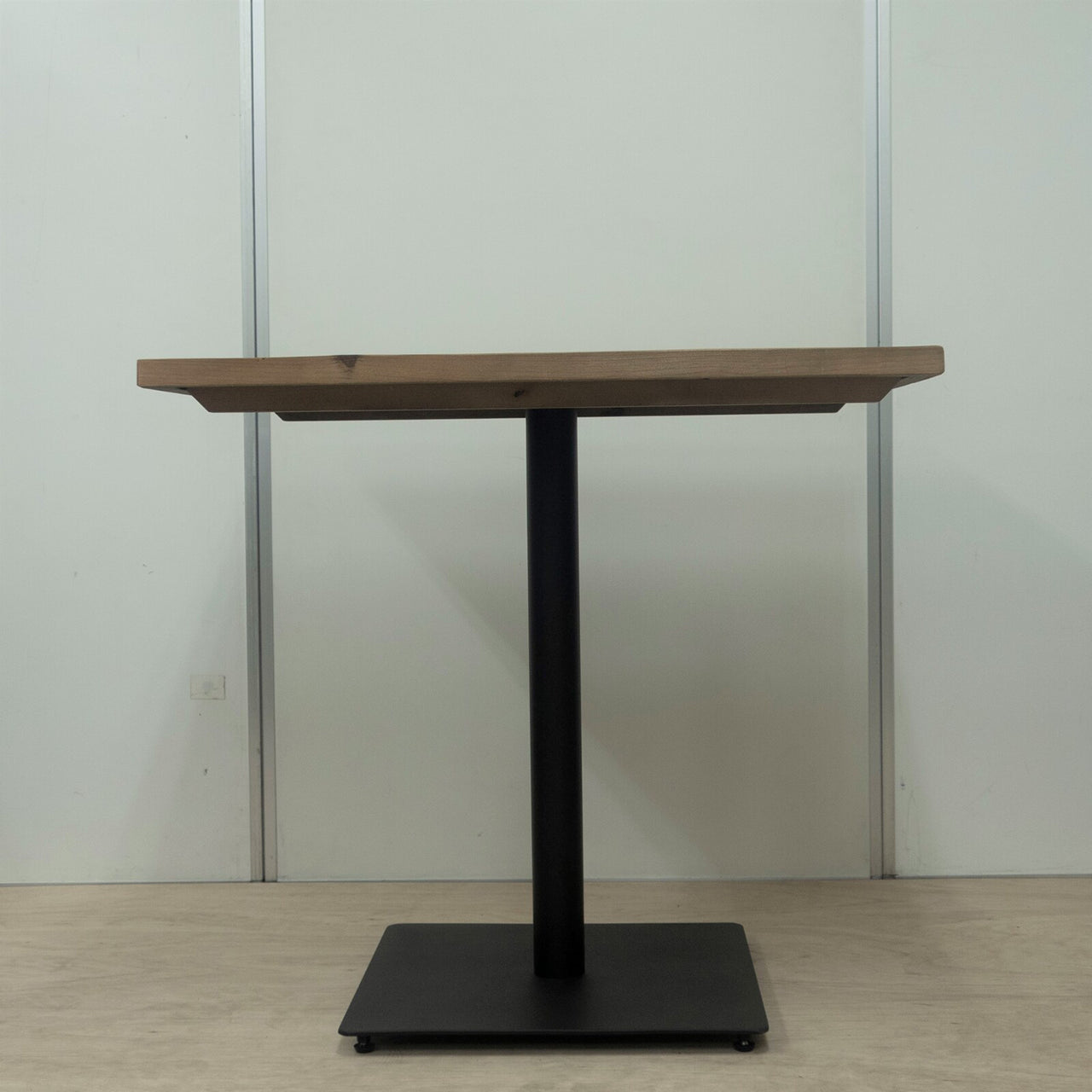 古材カフェテーブル ヘリンボーン／W600×D800