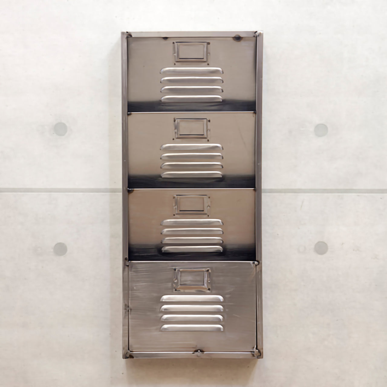 インダストリアル ウォール レターラック4 　