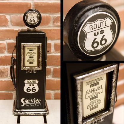 ⛽【ROUTE66】ガスポンプ マルチキャビネット｜アメリカンレトロな収納インテリア