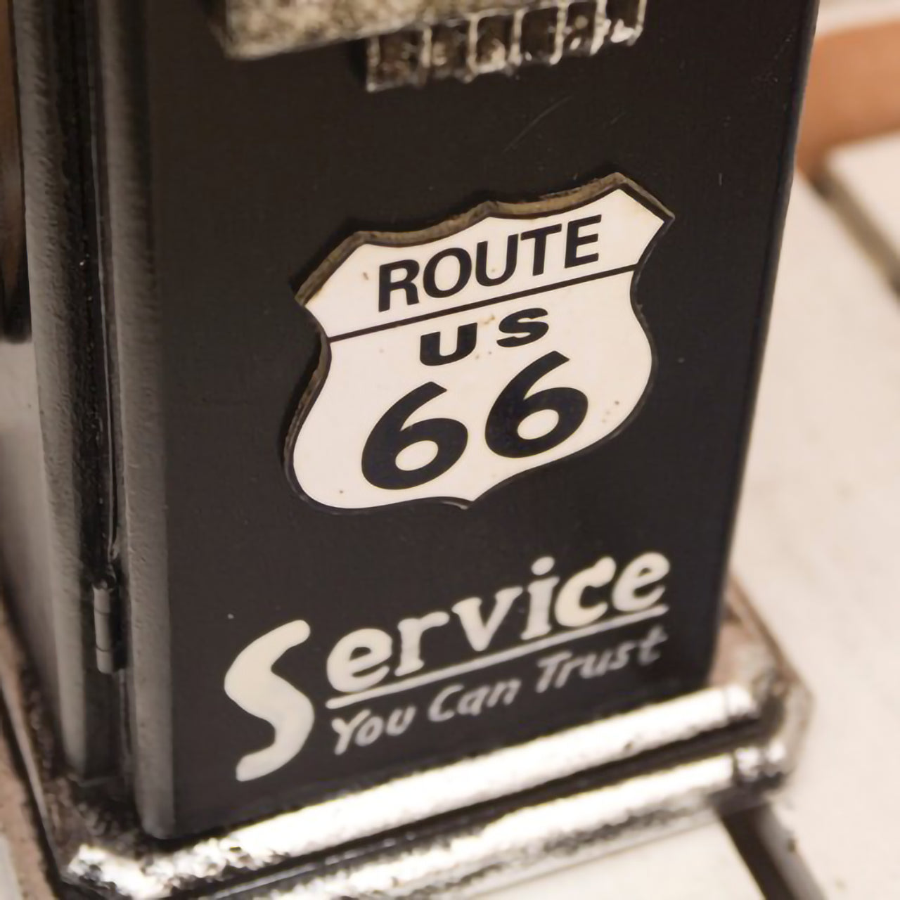 ⛽【ROUTE66】ガスポンプ マルチキャビネット｜アメリカンレトロな収納インテリア