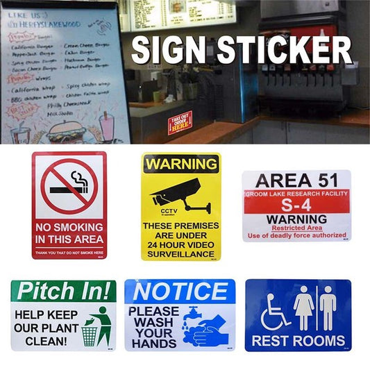 Sign Sticker