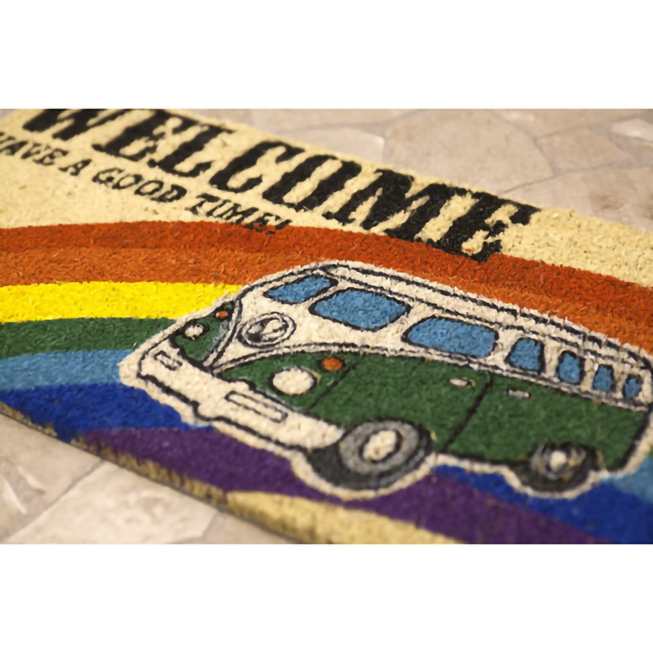 厳選ガレージ装飾セット02　選べる玄関マットとアンティーク メタルエンボスプレート6枚（ランダム）セット！