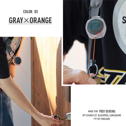 COLOR CODE REEL KEY HOLDER / カラーコード リールキーホルダー (３color)