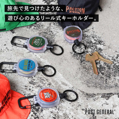 FOUND SOUVENIR COLOR CODE REEL KEY HOLDER / ファウンドスーベニア カラーコード リールキーホルダー