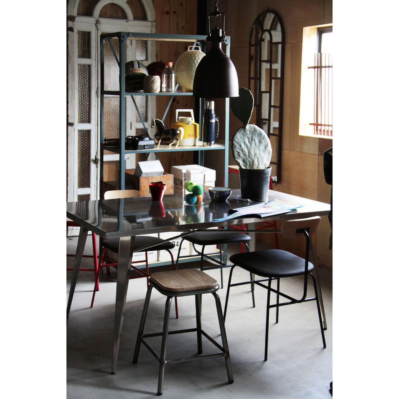 GB-S11【ヴィンテージラック】インダストリアルデザインの4段収納棚