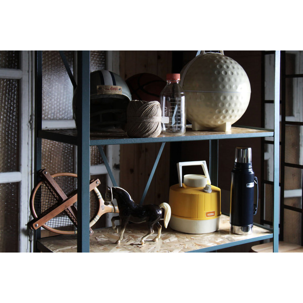 GB-S11【ヴィンテージラック】インダストリアルデザインの4段収納棚