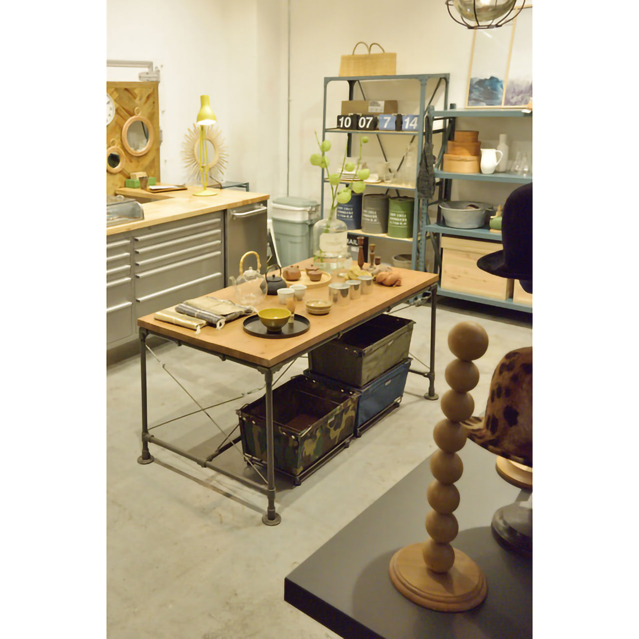 GB-S11【ヴィンテージラック】インダストリアルデザインの4段収納棚