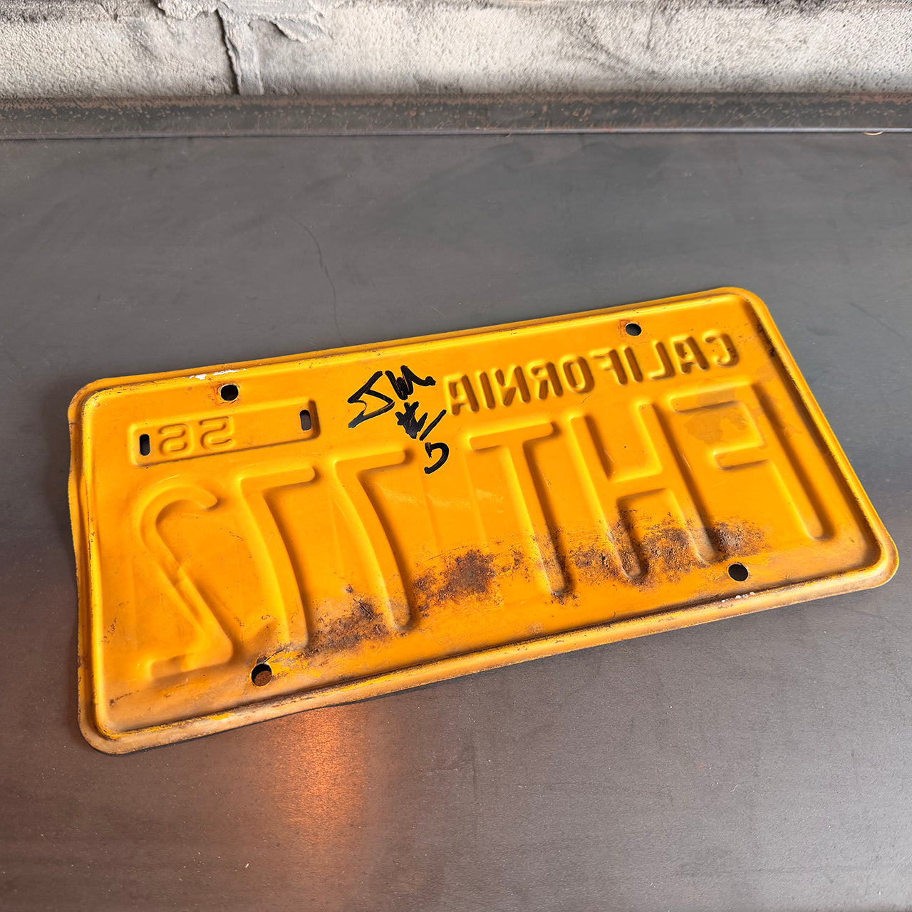 1956年製 アメリカンヴィンテージ ナンバープレート【FHT772】