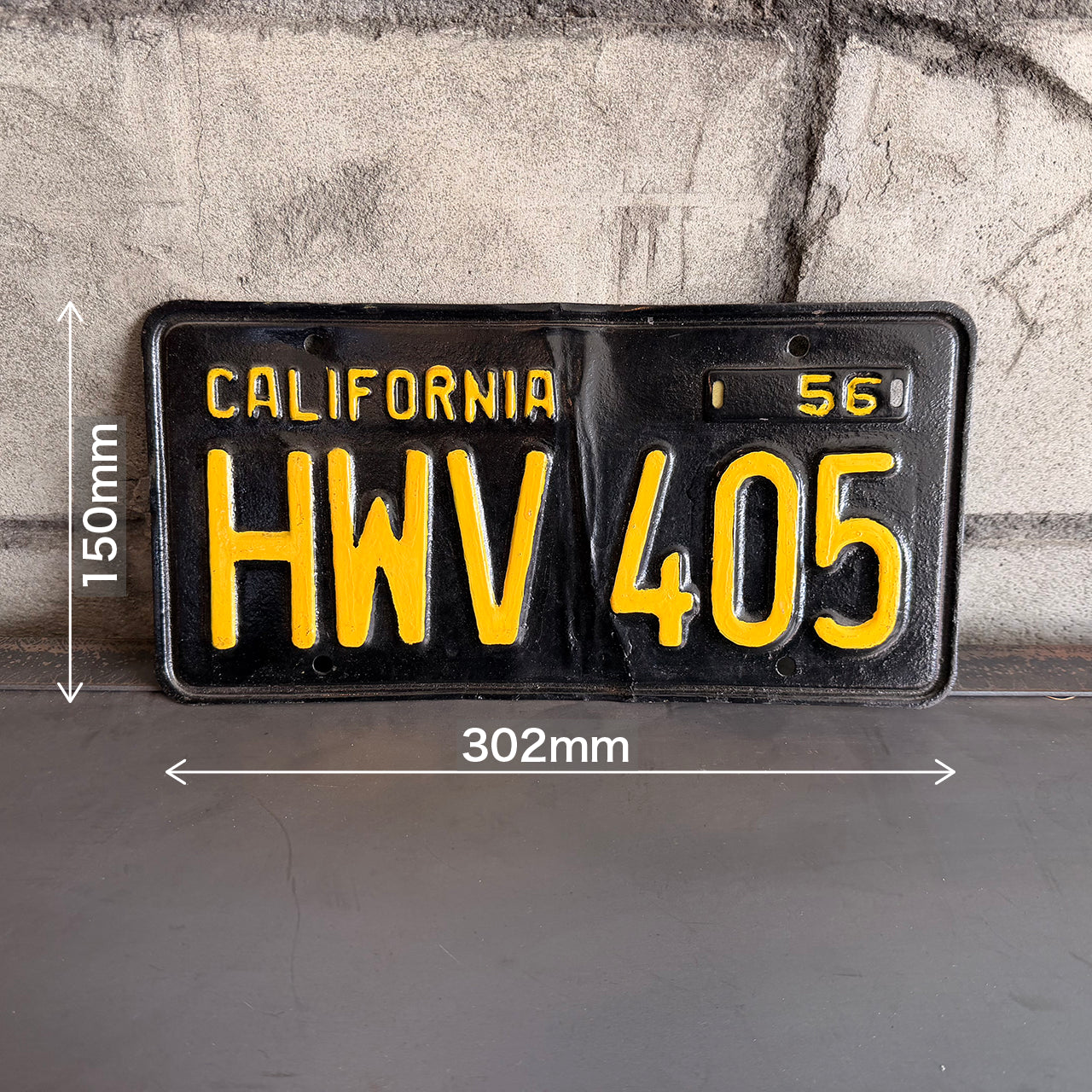 1956年製 アメリカンヴィンテージ ナンバープレート【HWV405】