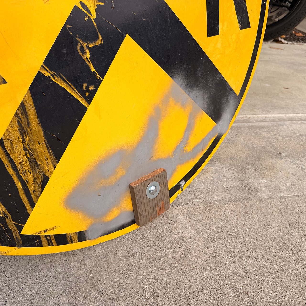 【本物のアメリカンロードサイン】-RR（Railroad Crossing）-