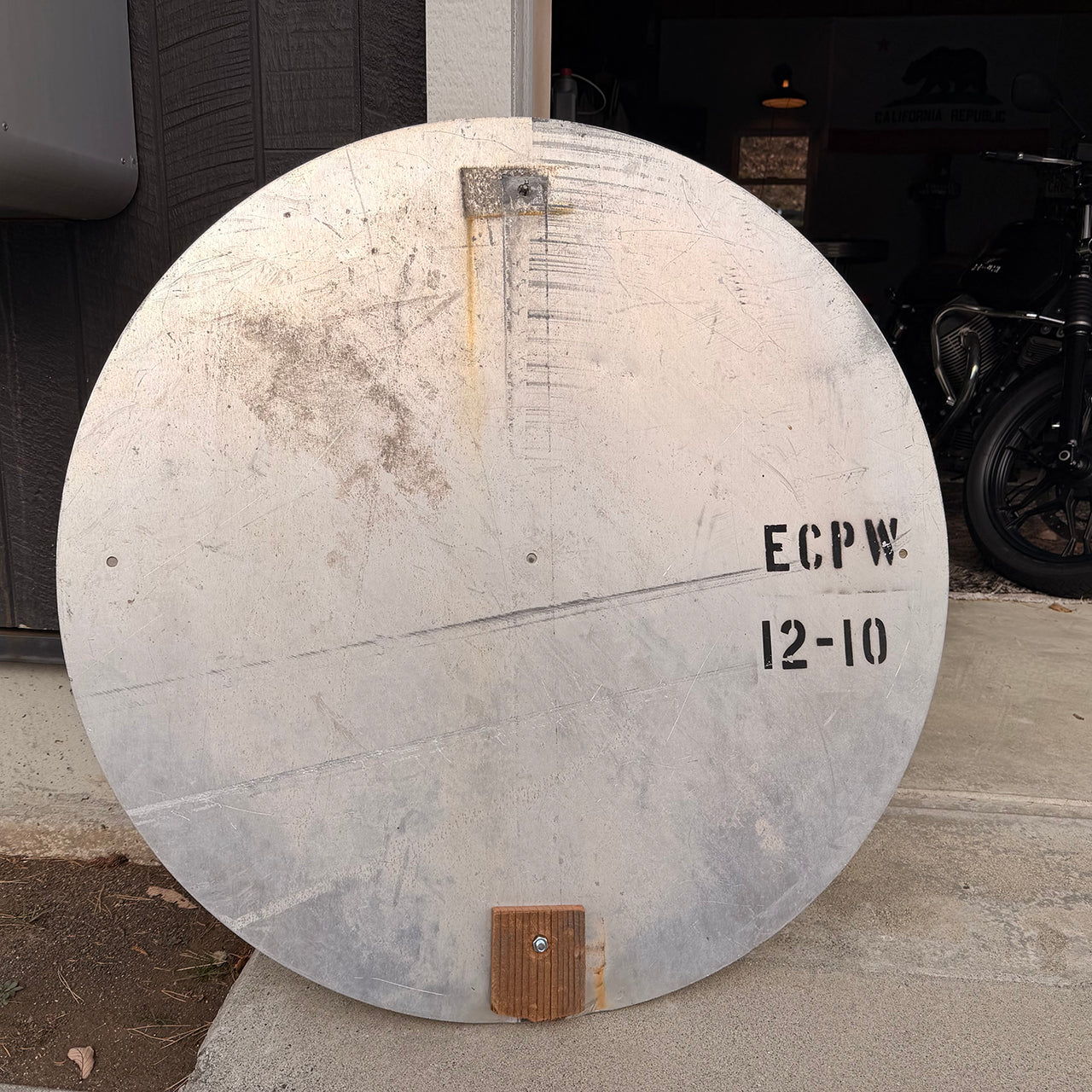 【本物のアメリカンロードサイン】-RR（Railroad Crossing）-