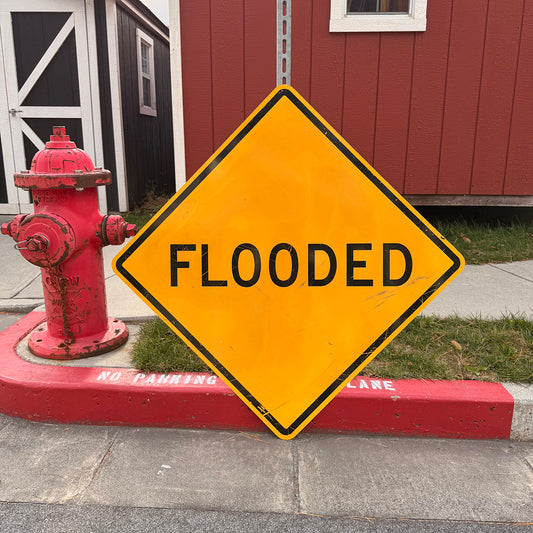 【本物のアメリカンロードサイン】-FLOODED-