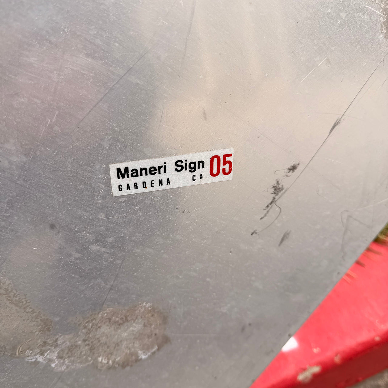 【本物のアメリカンロードサイン】-FLOODED-