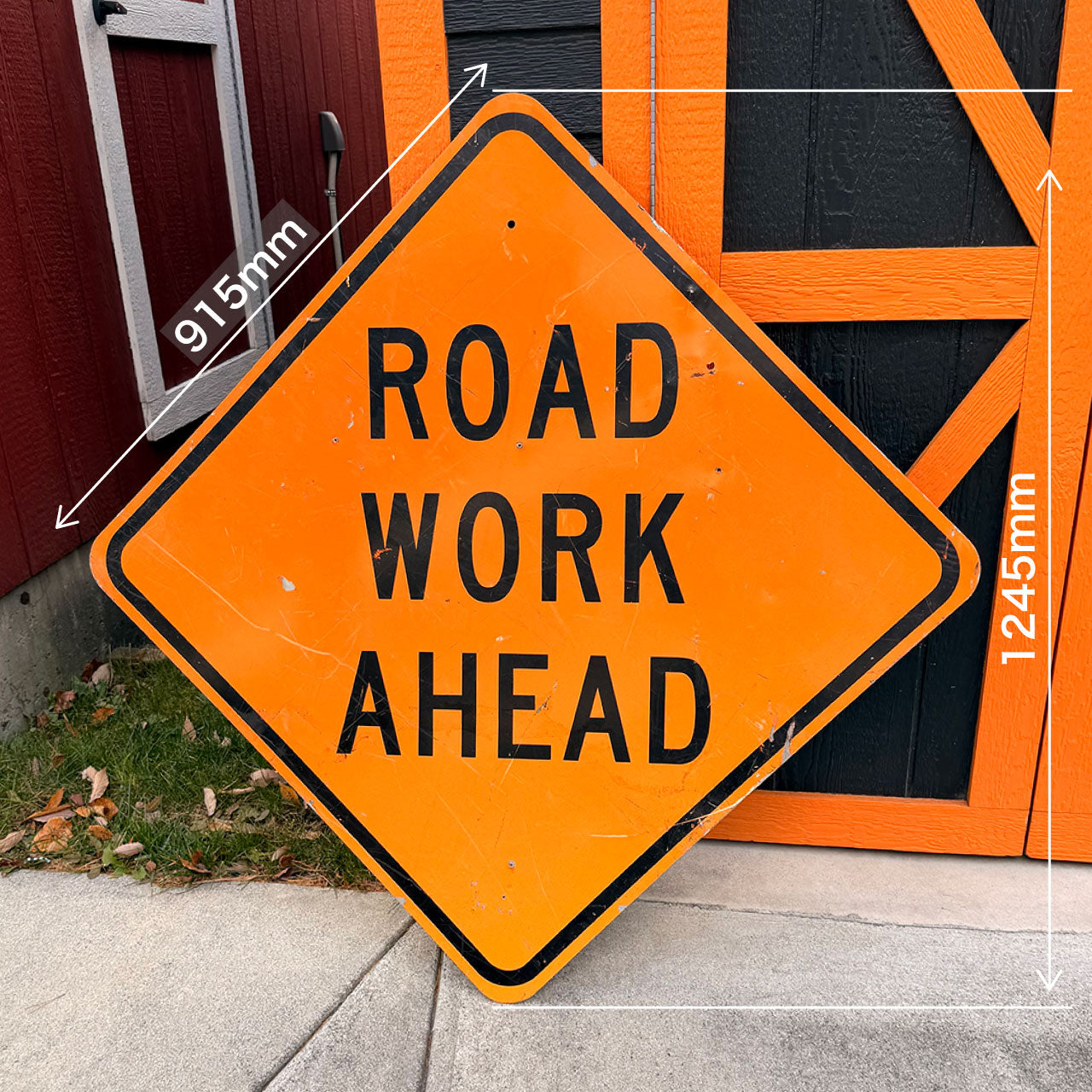 【本物のアメリカンロードサイン】-Road Word Ahead-