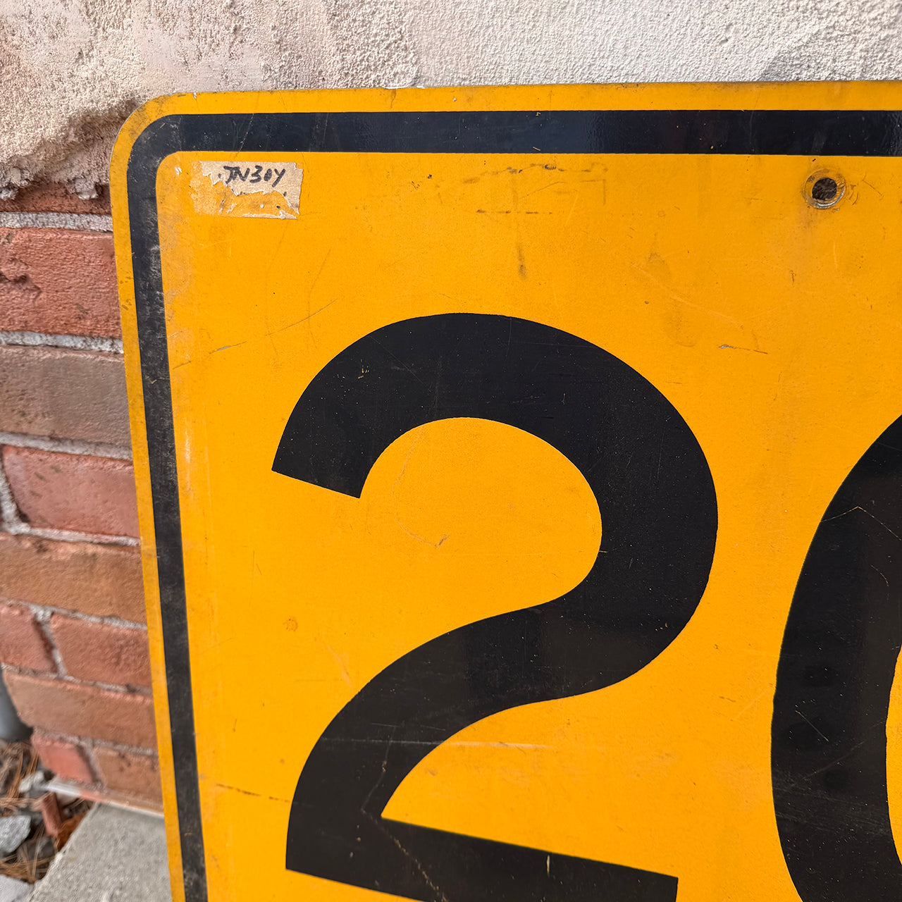 【本物のアメリカンロードサイン】-20M.P.H.-