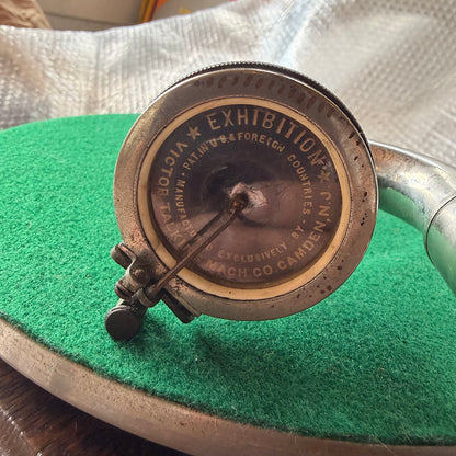 【Victor 製 レコードプレイヤー Ⅱ M型（1905-1909年製）】アンティーク蓄音機セット