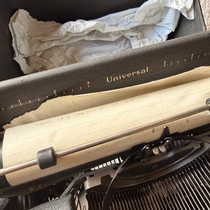 Underwood ヴィンテージ タイプライター【アメリカ買付品】収納箱付き（ふた無し）