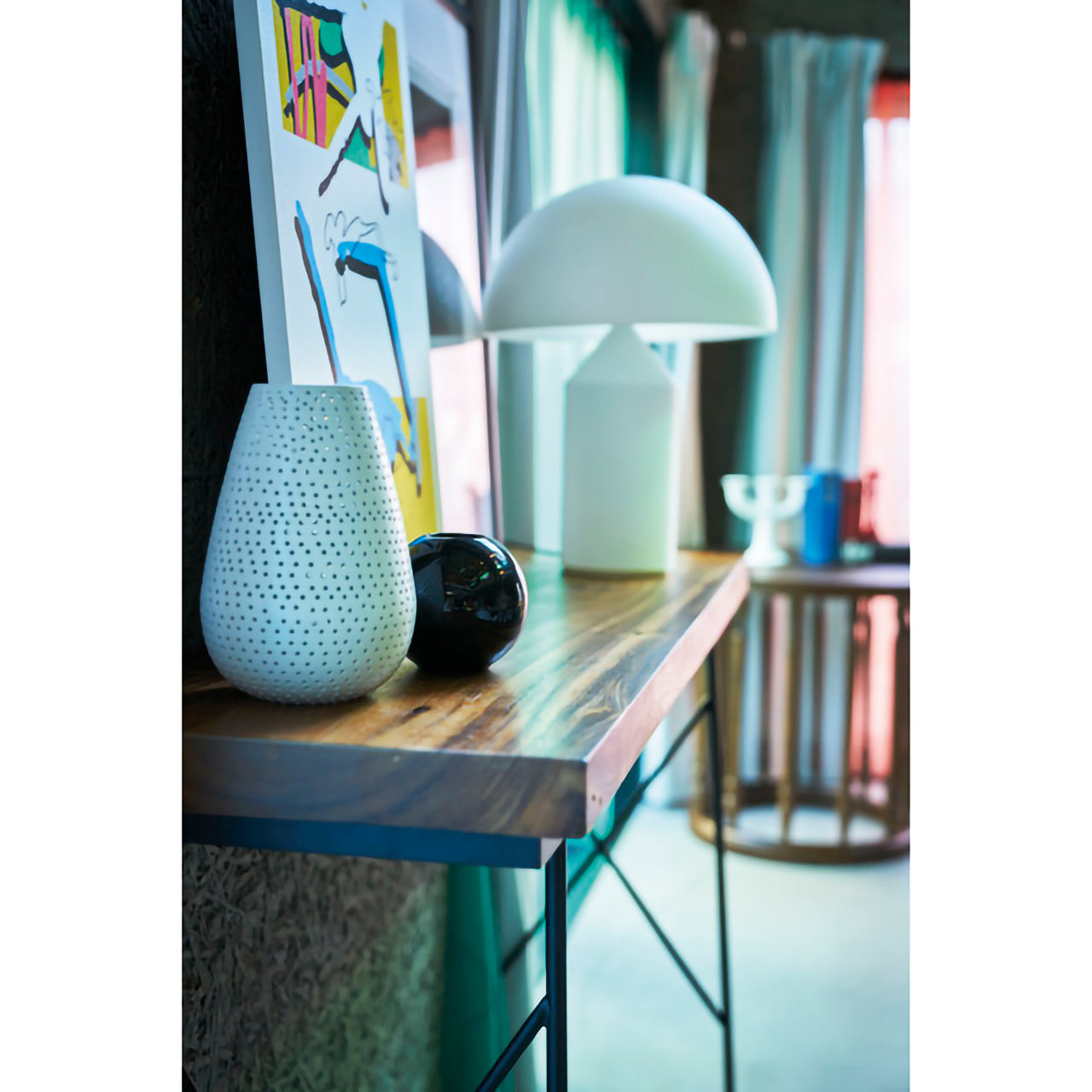 GB-T02　ジェラルドカウンターテーブル｜天然木×アイアンの美しき融合