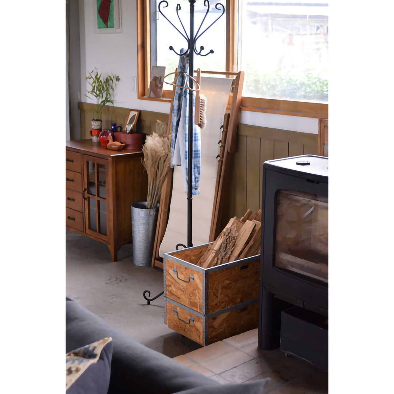 GB-LF08  OSBスタッキングボックス（Lサイズ）（キャスター付き）