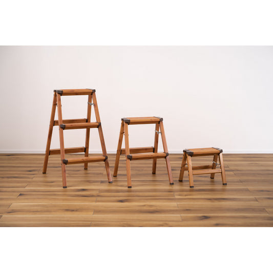 GB-LF13 アルミ　ステップスツール(木目プリント）