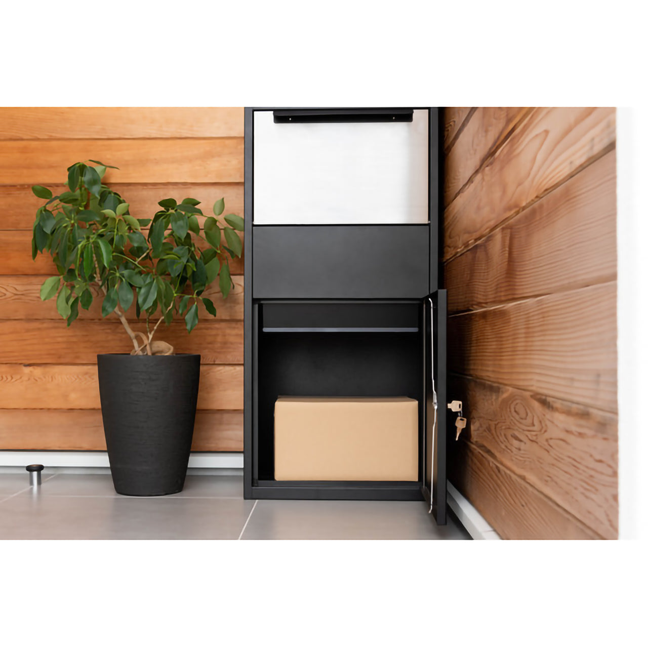 GB-LF17SV/WH　スタイリッシュ宅配ボックス