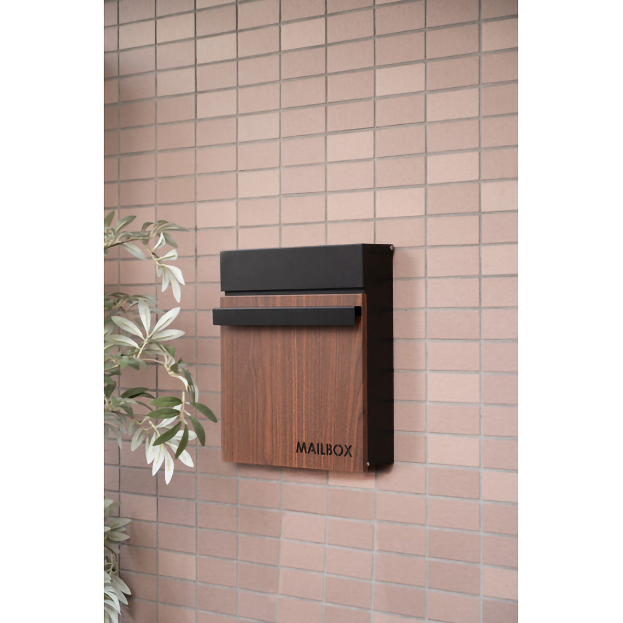 GB-LF18BK/WH　スリム＆スタイリッシュ壁掛けポスト