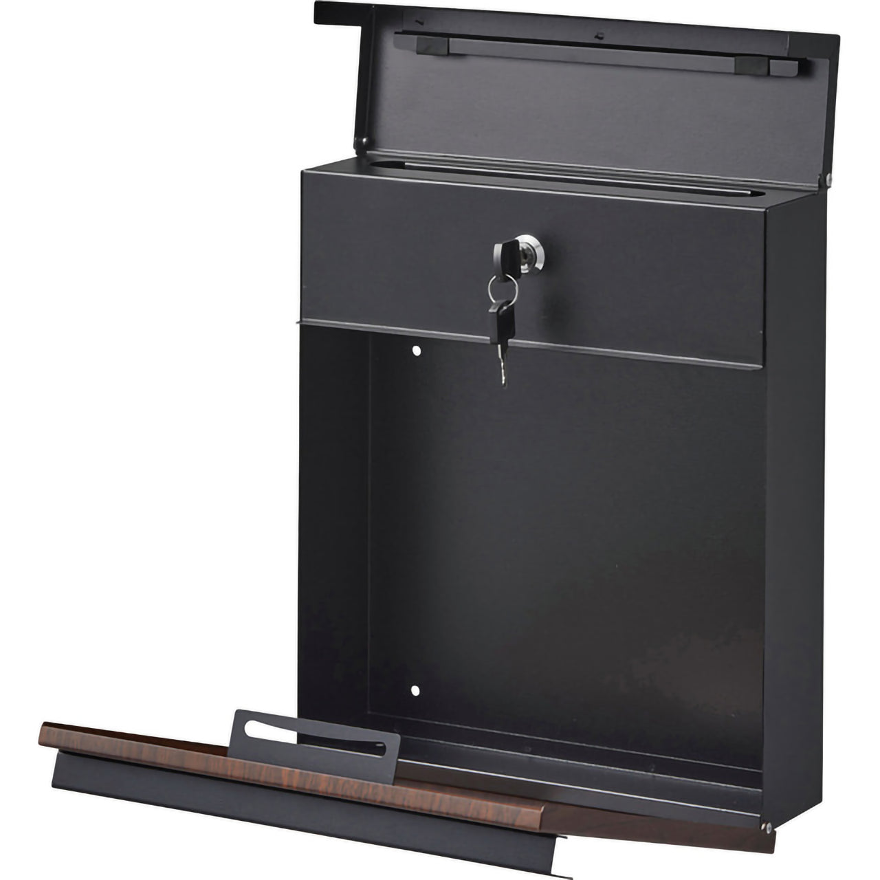 GB-LF18BK/WH　スリム＆スタイリッシュ壁掛けポスト