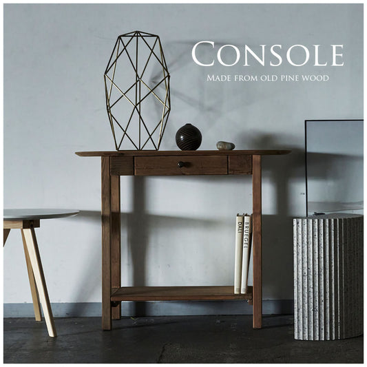 GB-T11　コンソール｜古材の風合いが映える、スリムで重厚感のあるヴィンテージテーブル