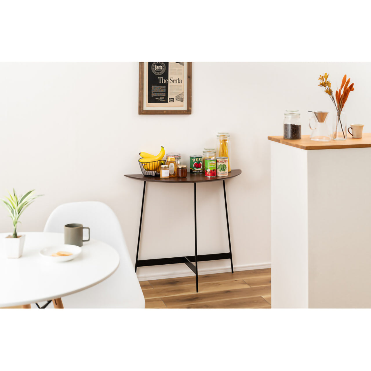 GB-T13BR コンソール｜半円フォルムが空間にやさしく馴染む、洗練されたモダンテーブル