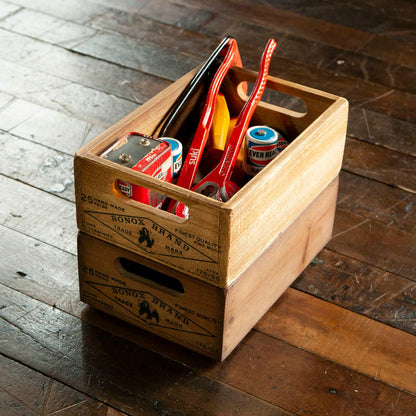 WOODEN STOCKER BOX NATURAL