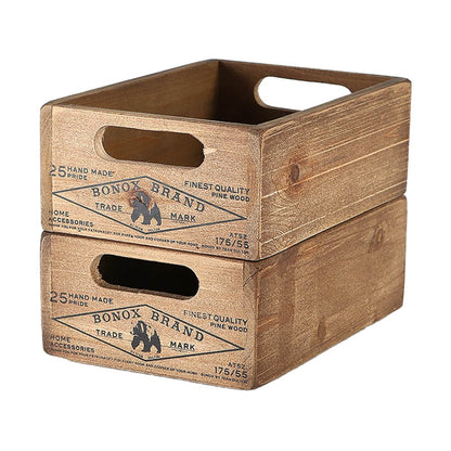 WOODEN STOCKER BOX NATURAL