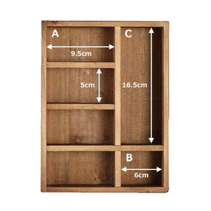 WOODEN ORGANIZER BOX NATURAL