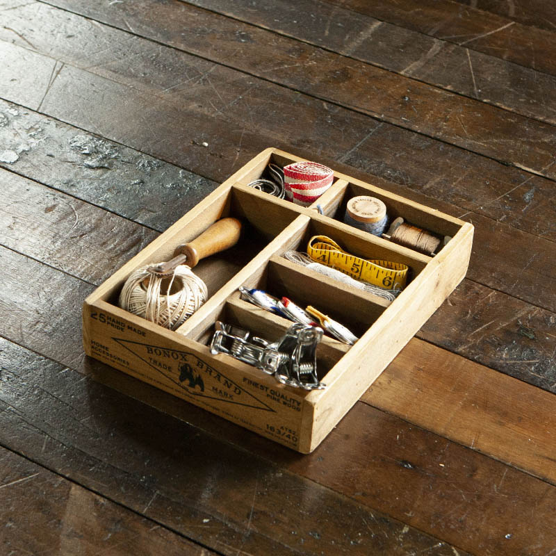 WOODEN ORGANIZER BOX NATURAL