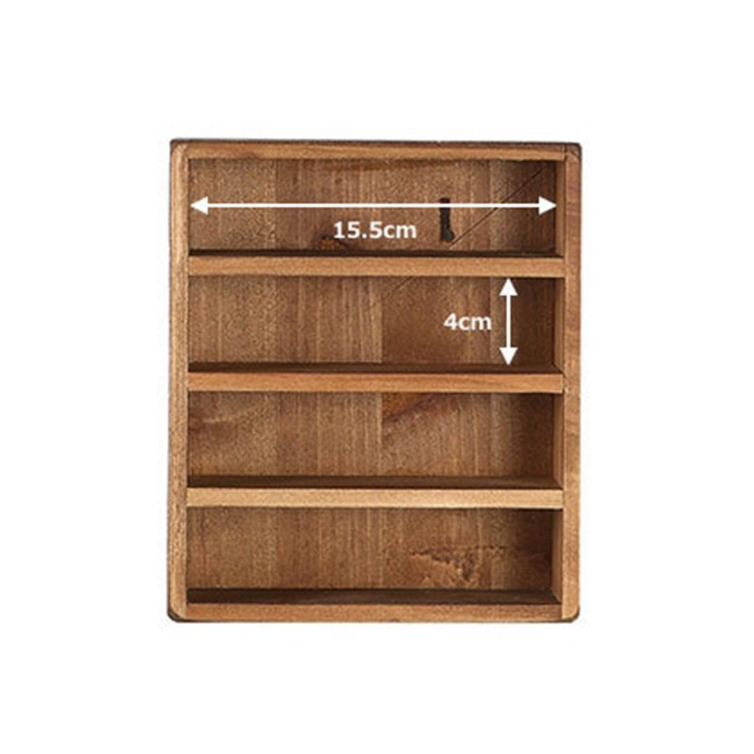 WOODEN BOX FOR POSTCARDS NATURAL