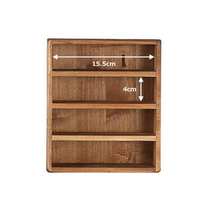 WOODEN BOX FOR POSTCARDS NATURAL