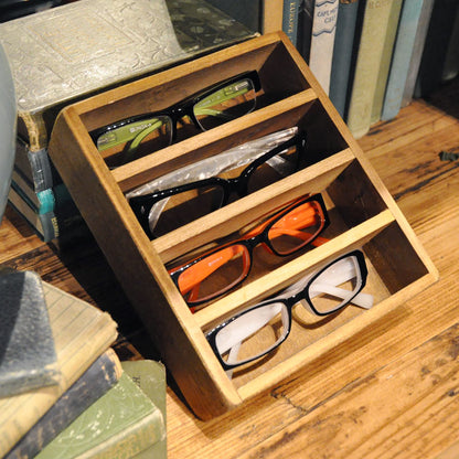 WOODEN BOX FOR POSTCARDS NATURAL