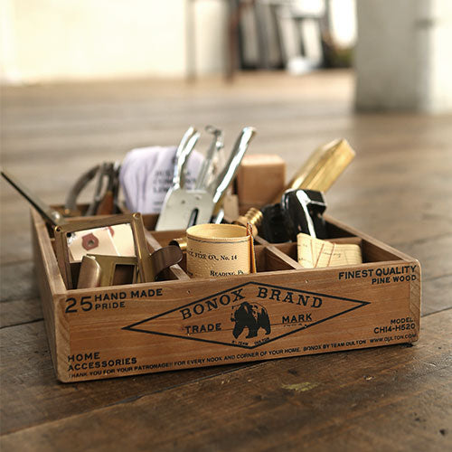 12 PARTITION WOODEN BOX
