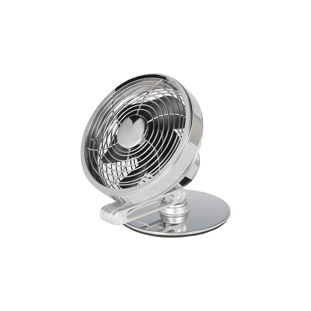 SWING ARM DESK FAN CR/BK