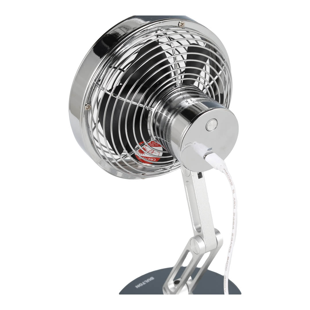 SWING ARM DESK FAN CR/BK – Garage Outfitters