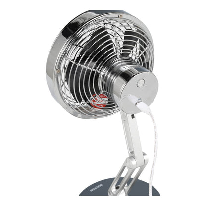 SWING ARM DESK FAN CR/BK