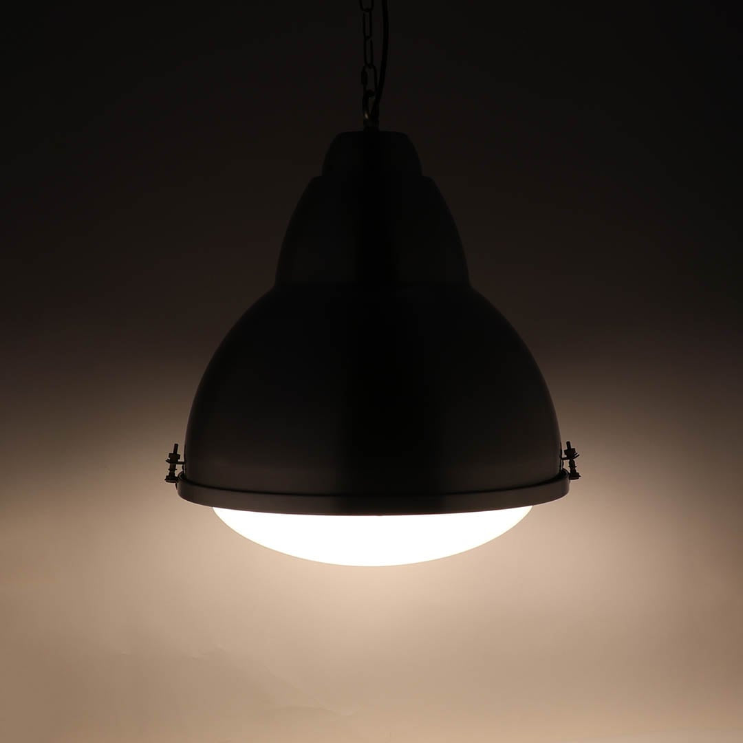 ALUMINUM WAREHOUSE LAMP SATIN